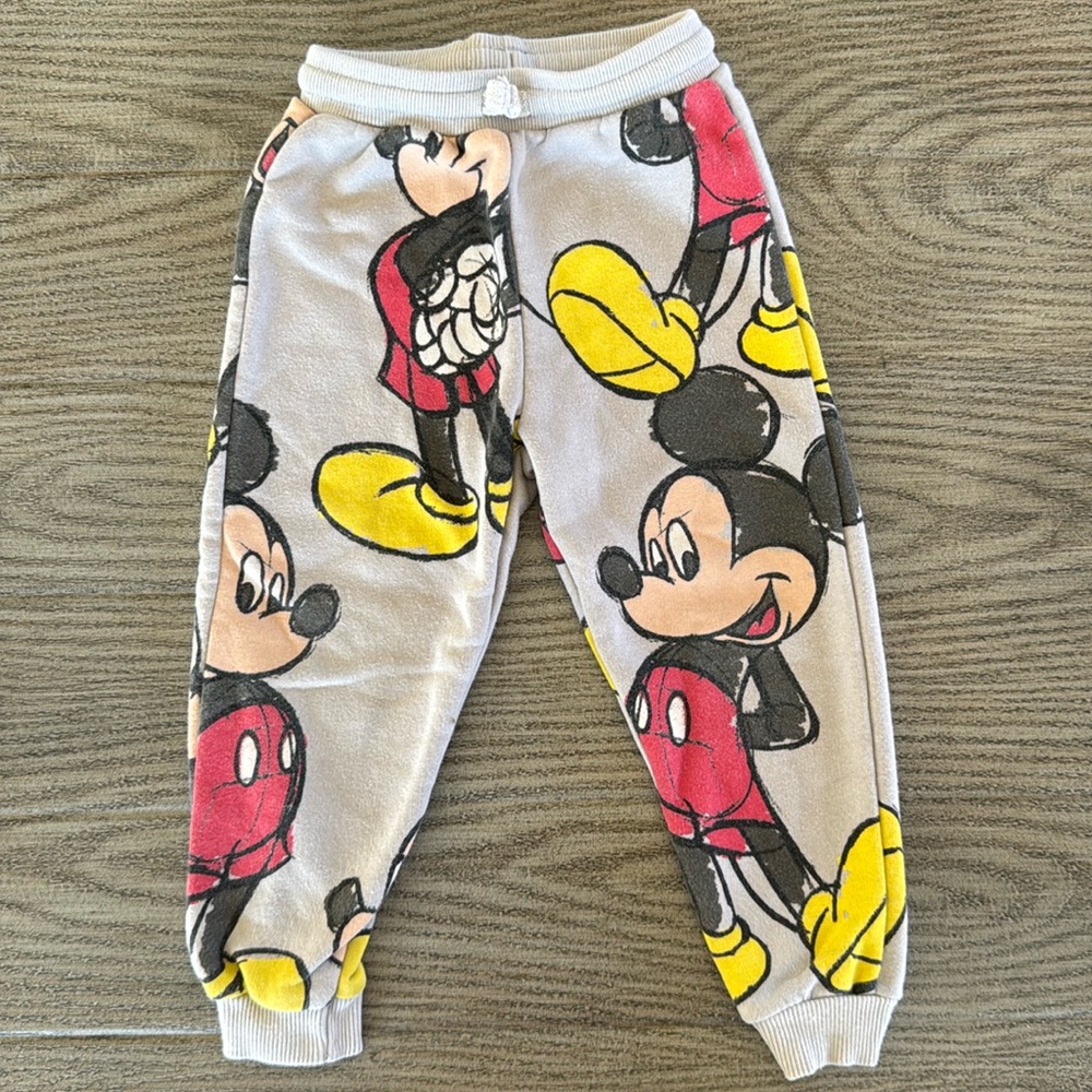 Zara Mickey Mouse Sweatpants